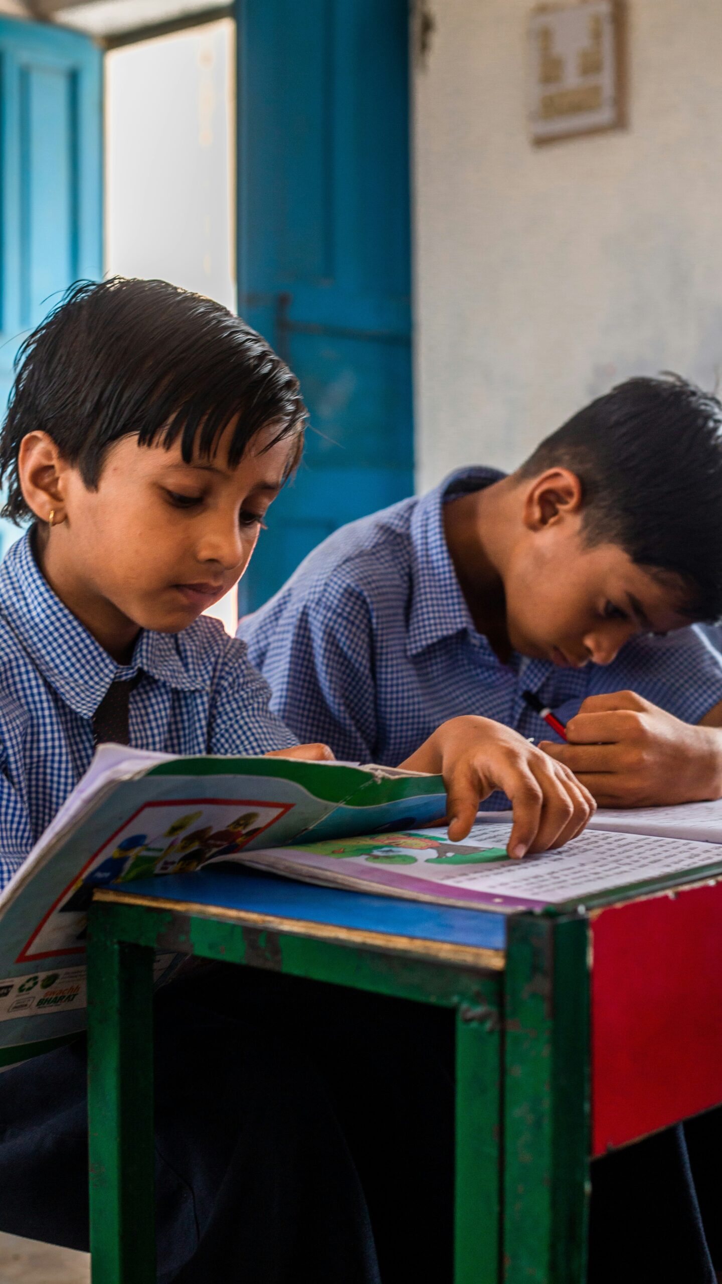 Children participating in a CBSF community development initiative